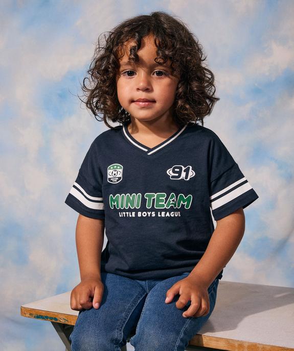 Ensemble 2 pièces jean + tee-shirt manches courtes bébé garçon vue8 - GEMO(BEBE DEBT) - GEMO