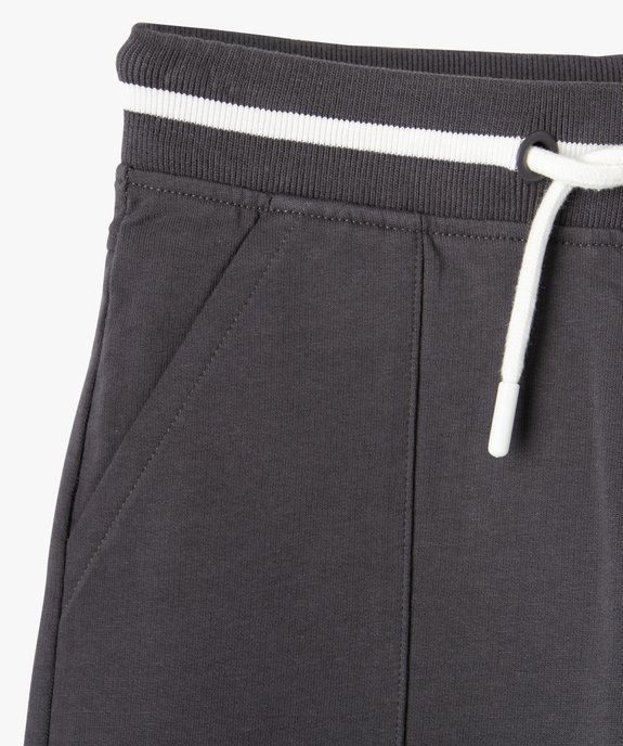 Bermuda en maille avec ceinture bicolore garçon vue2 - GEMO 4G GARCON - GEMO