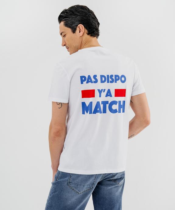 Tee-shirt manches courtes en jersey imprimé homme vue3 - GEMO 4G HOMME - GEMO