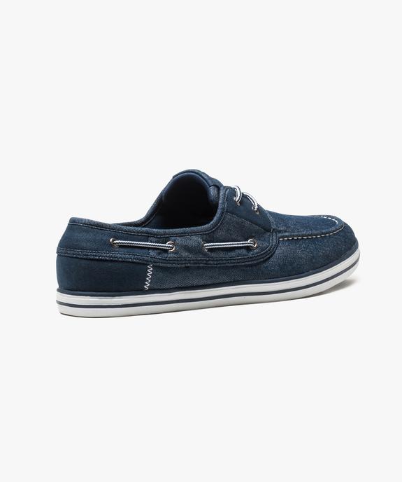 Chaussure Bateau en toile  vue4 - GEMO (CASUAL) - GEMO