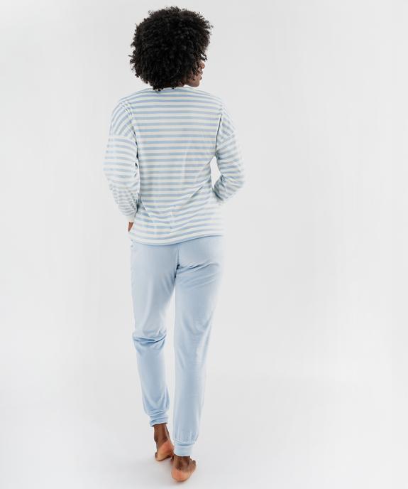 Pyjama en velours à motif Stitch femme - Disney vue3 - LILO & STITCH - GEMO