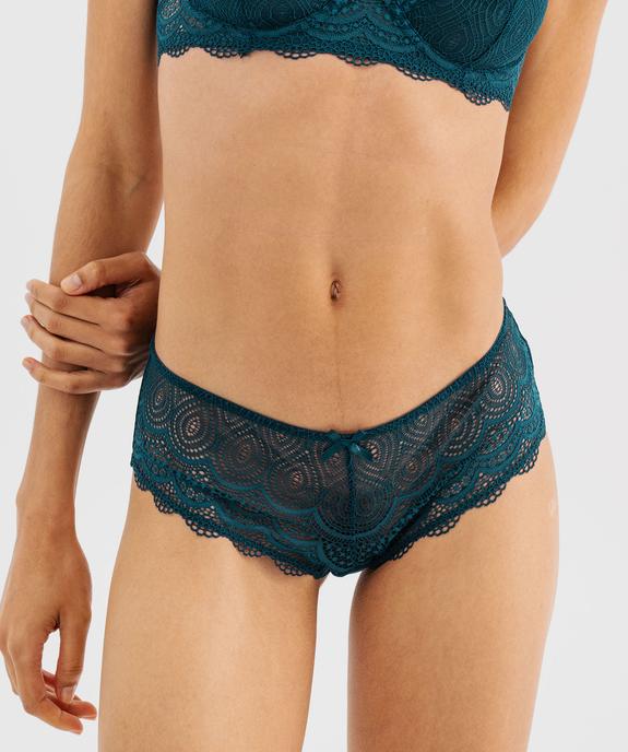 Shorty en dentelle et tulle femme (lot de 2) vue1 - GEMO(HOMWR FEM) - GEMO