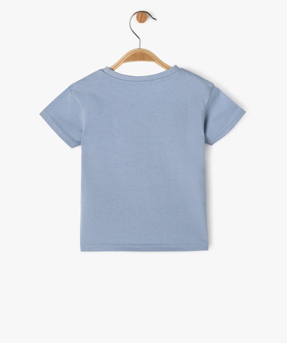 Tee-shirt à manches courtes avec motif surf bébé garçon vue3 - GEMO 4G BEBE - GEMO