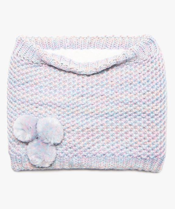 Snood fille multicolore à paillettes et doublure chaude vue1 - GEMO (ENFANT) - GEMO