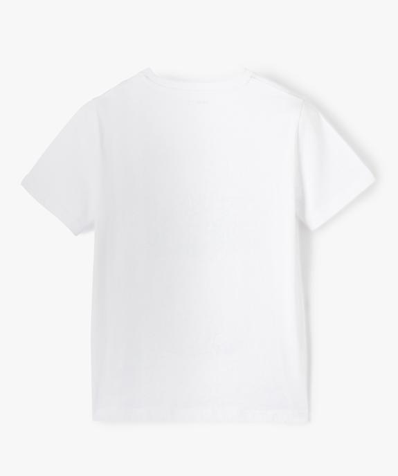 Tee-shirt garçon à manches courtes avec motif de Noël vue4 - GEMO (JUNIOR) - GEMO