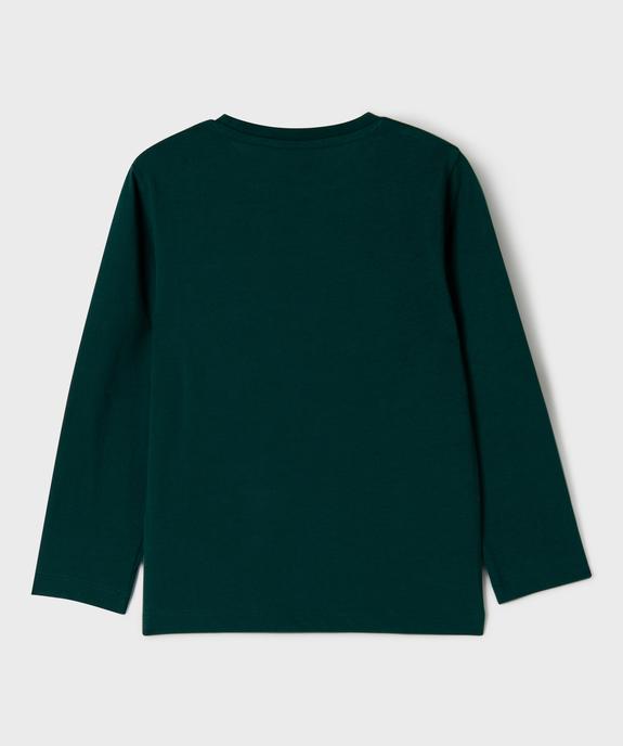 Tee-shirt manches longues spécial Noël garçon vue3 - GEMO 4G GARCON - GEMO