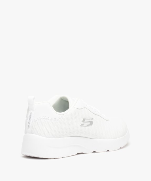 Baskets femme unies légères à lacets - Skechers vue4 - SKECHERS - GEMO