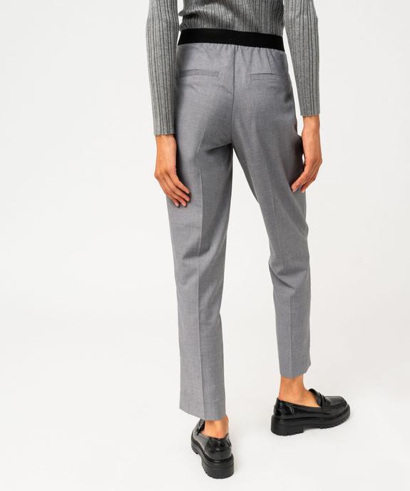 Pantalon de tailleur chiné femme vue3 - GEMO(FEMME PAP) - GEMO