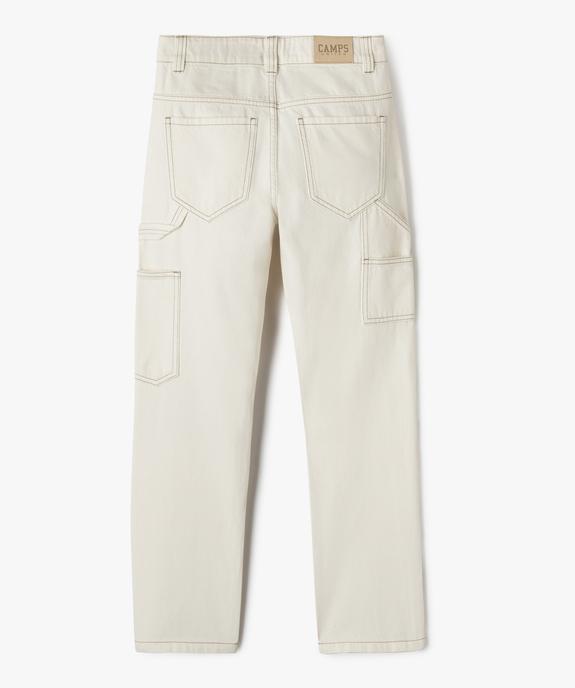 Jean Regular multipoches avec taille ajustable garçon - Camps United vue3 - CAMPS GEMO FOR GOOD - GEMO