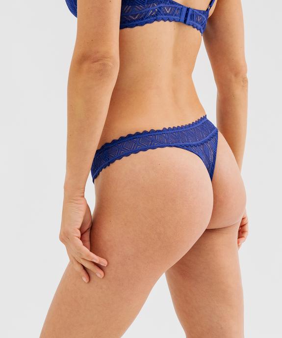 Soutien-gorge push-up en dentelle avec armatures vue2 - GEMO(HOMWR FEM) - GEMO
