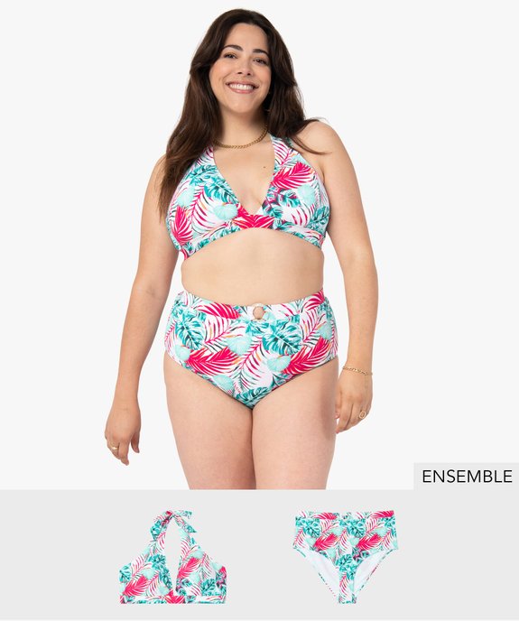 Ensemble maillot de bain 2 pièces femme grande taille  - GEMO