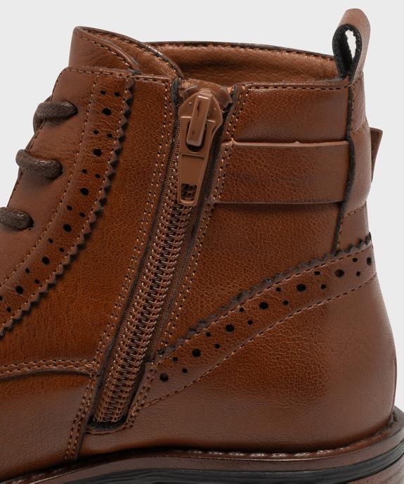 Bottines à lacets et zip fille vue6 - LOVELY WINGS GEMO FOR GOOD - GEMO
