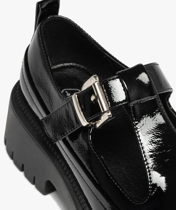 Derby verni esprit babies sur semelle crantée femme vue6 - GEMO (CASUAL) - GEMO