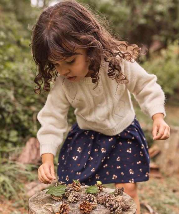 Robe effet 2 en 1 bébé fille - LuluCastagnette vue5 - LULUCASTAGNETTE - GEMO