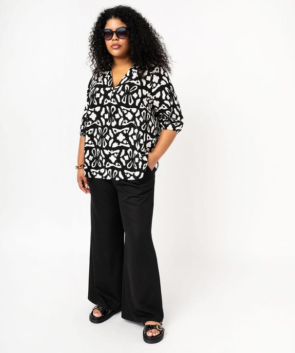 Pantalon large à pinces femme grande taille vue5 - GEMO (G TAILLE) - GEMO