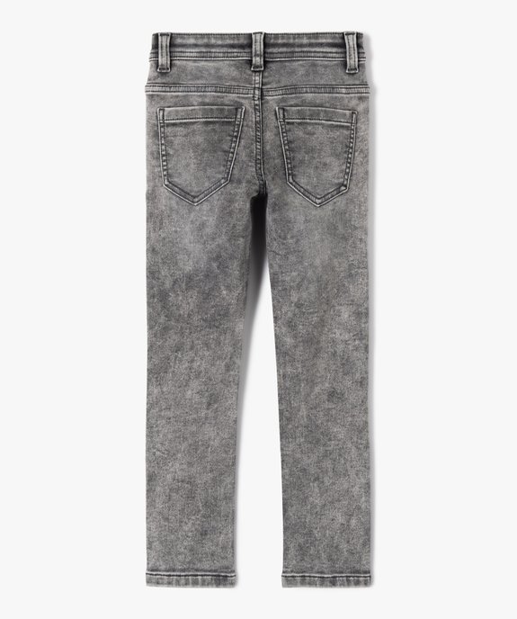 Jean garçon coupe Skinny stretch vue3 - GEMO 4G GARCON - GEMO