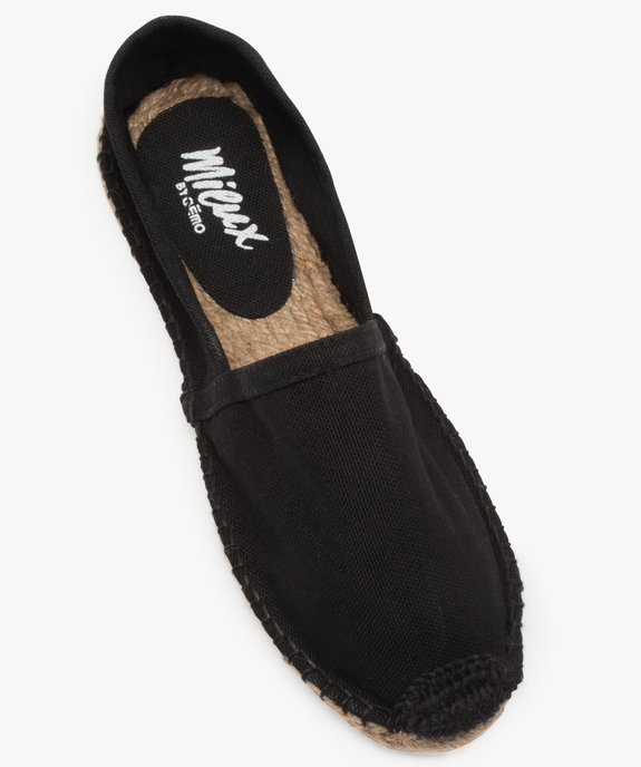 Espadrilles femme unies en coton bio – Mieux vue5 - GEMO 4G FEMME - GEMO