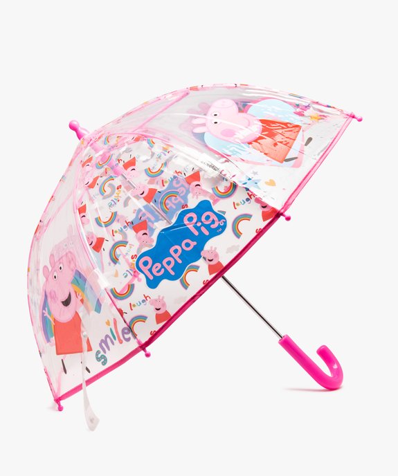 Parapluie enfant transparent imprimé - Peppa Pig vue1 - DIVERS LICENCE - GEMO