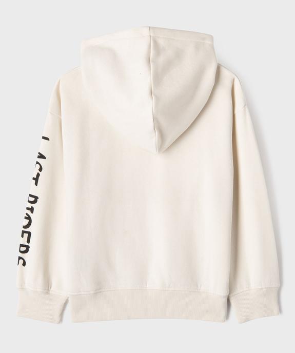 Sweat à capuche avec inscriptions skate garçon vue3 - GEMO 4G GARCON - GEMO