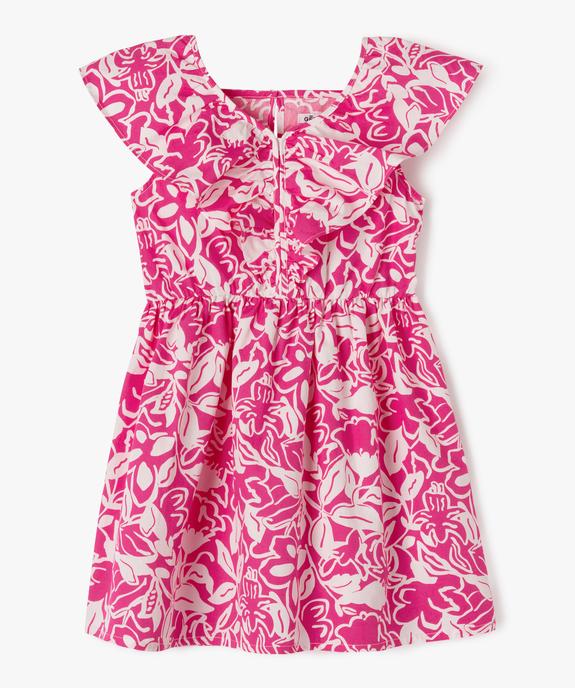 Robe à volants à motifs fleuris fille vue1 - GEMO (ENFANT) - GEMO