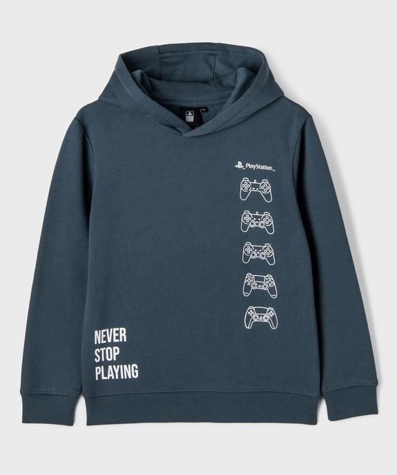 Sweat à capuche avec motif jeu vidéo garçon - Play Station vue1 - PLAYSTATION - GEMO