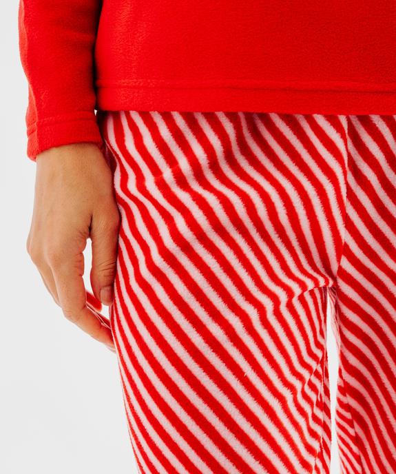 Pyjama de Noël femme vue3 - GEMO 4G FEMME - GEMO