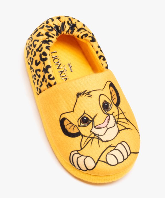 Chaussons garçon en jersey imprimé Simba - Roi Lion vue5 - ROI LION - GEMO