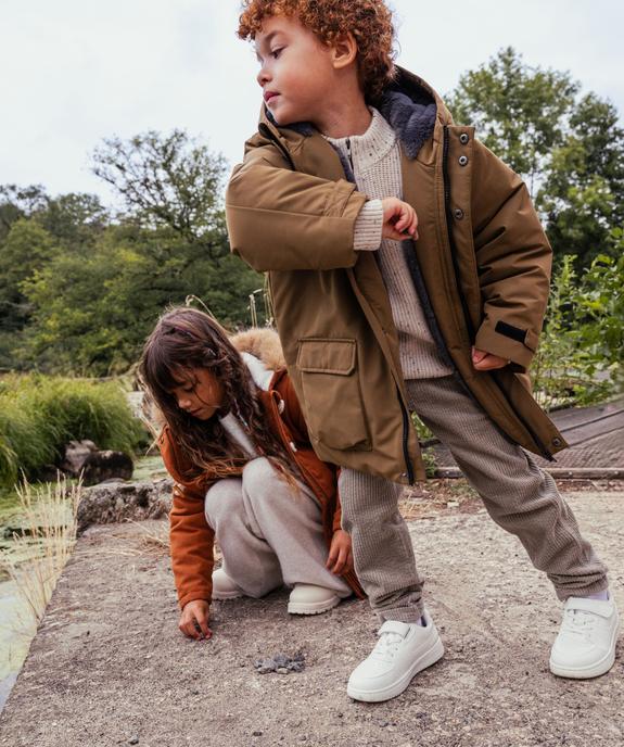 Parka à capuche avec doublure douillette garçon vue1 - GEMO 4G GARCON - GEMO