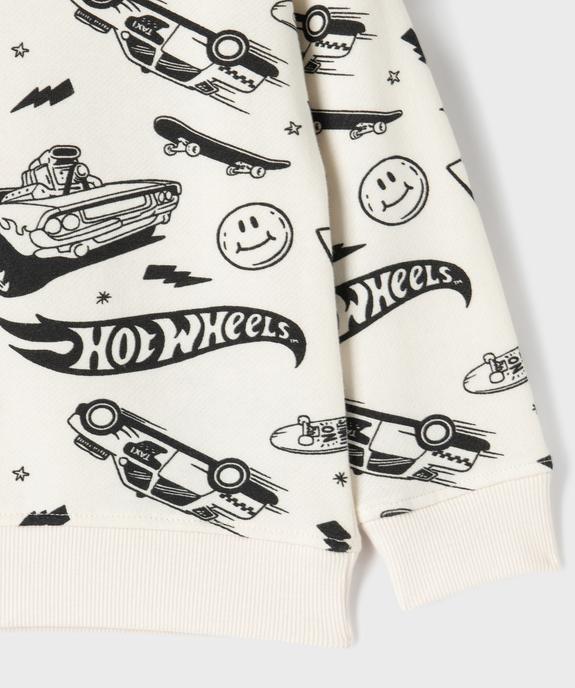 Sweat imprimé véhicules et skate garçon - Hot Wheels vue3 - HOT WHEELS - GEMO