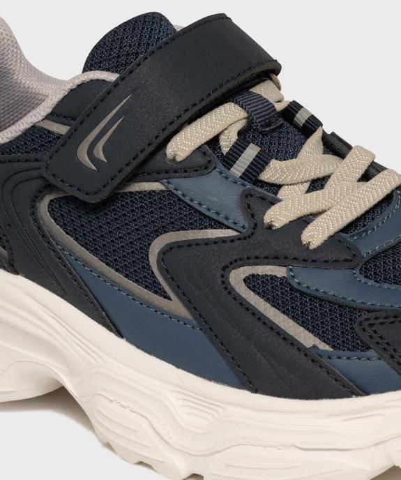 Baskets de sport en mesh à semelle épaisse garçon vue6 - 5 MILES - GEMO