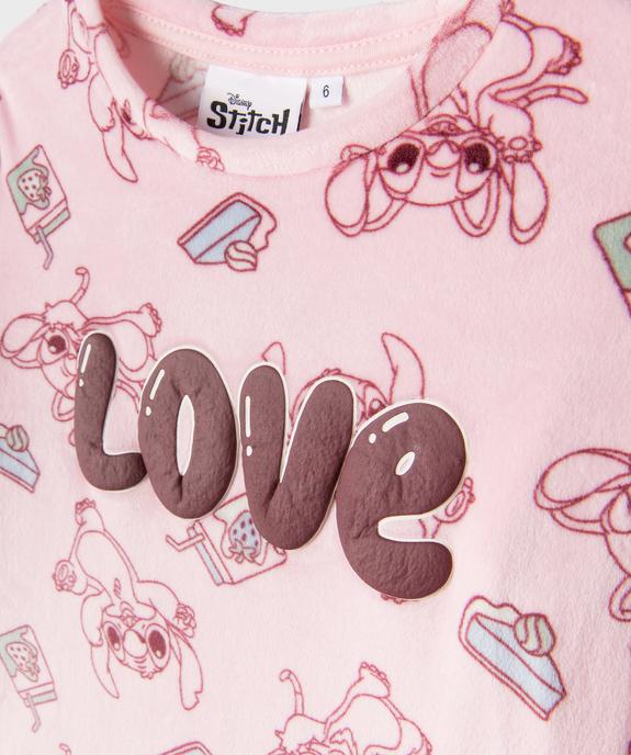 Pyjama avec motifs Stitch fille - Disney vue2 - LILO & STITCH - GEMO