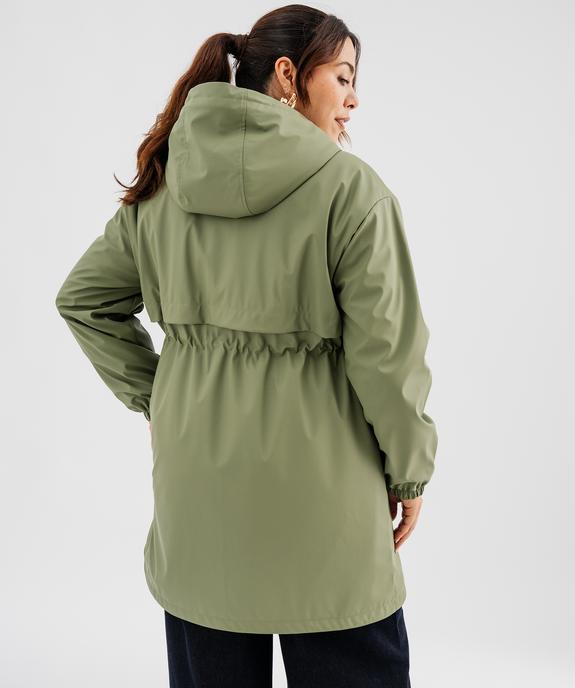 Parka imperméable à capuche avec doublure chaude femme grande taille vue4 - GEMO (G TAILLE) - GEMO