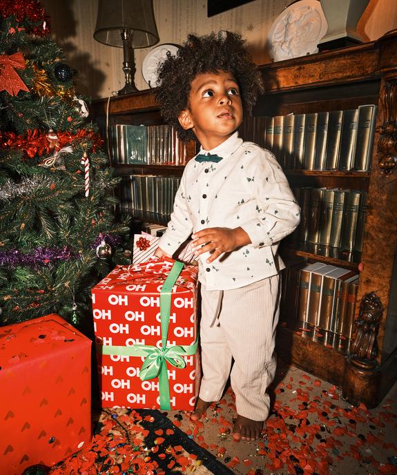 Chemise manches longues avec nœud papillon bébé garçon vue5 - GEMO(BEBE DEBT) - GEMO