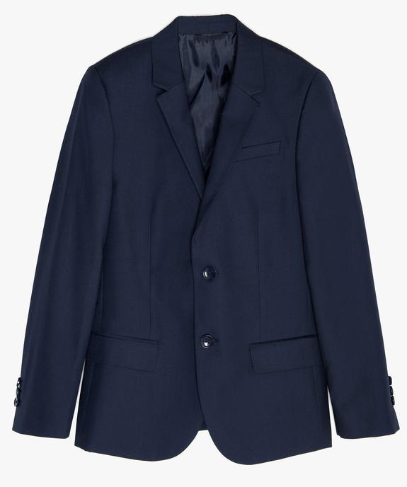 Veste de costume garçon unie vue1 - GEMO (JUNIOR) - GEMO