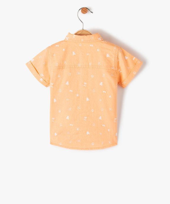 Chemise bébé garçon imprimée – LuluCastagnette vue3 - LULUCASTAGNETTE - GEMO