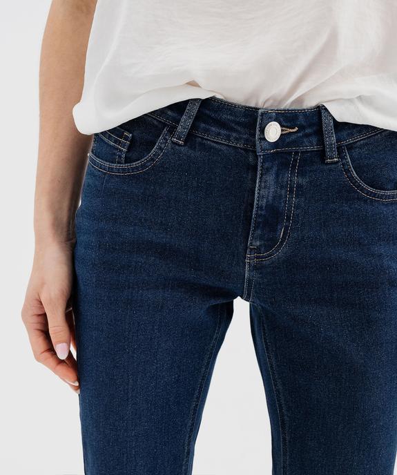 Pantacourt en jean stretch coupe slim femme vue2 - GEMO(FEMME PAP) - GEMO