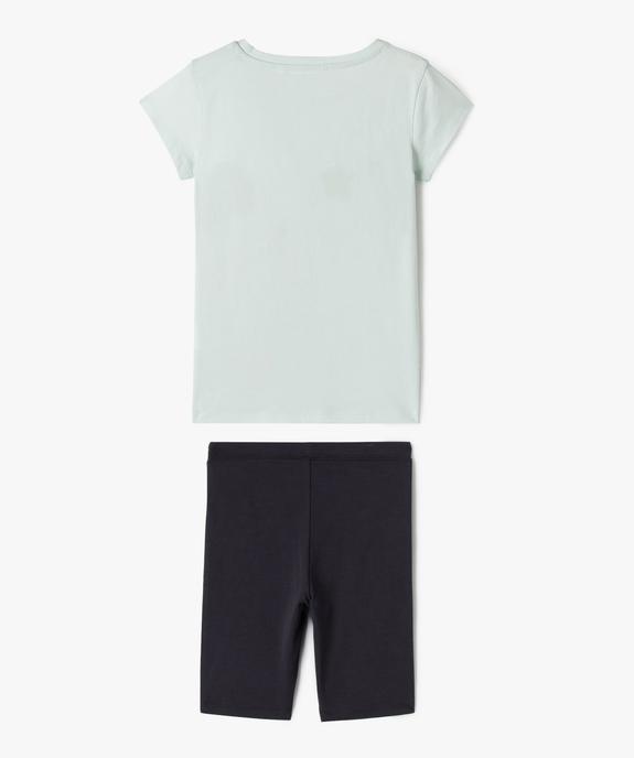 Ensemble 2 pièces tee-shirt et leggings court fille - Pat Patrouille vue4 - PAT PATROUILLE - GEMO