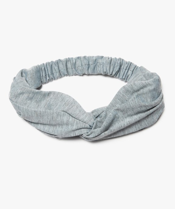 Bandeau femme effet drapé avec nœud  vue1 - GEMO (ACCESS) - GEMO