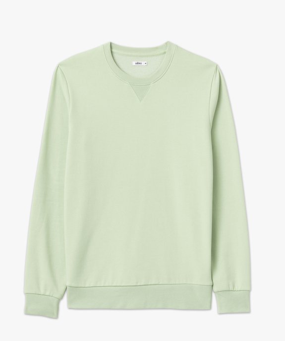 Sweat avec intérieur molletonné homme vue4 - GEMO 4G HOMME - GEMO