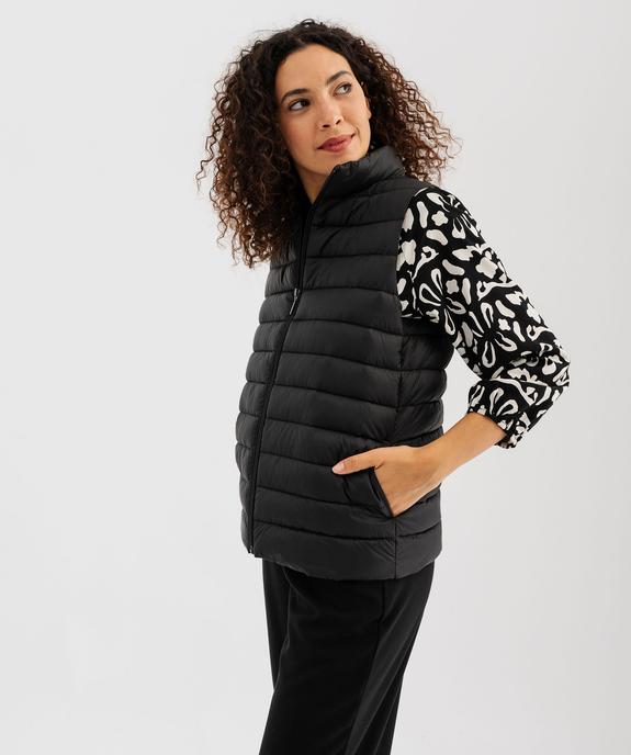 Doudoune fine sans manches à col montant femme vue3 - GEMO 4G FEMME - GEMO