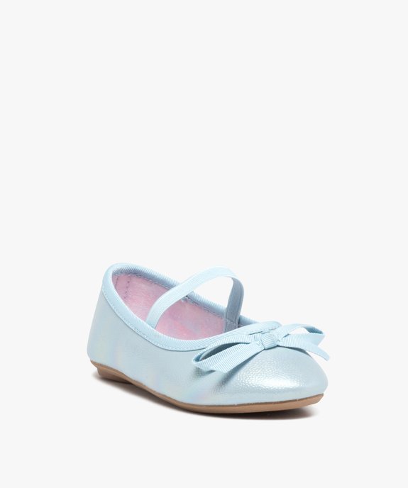 Ballerines fille irisées à bride élastiquée vue2 - GEMO (ENFANT) - GEMO