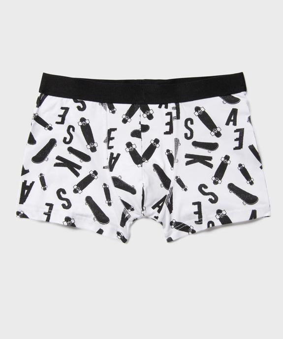 Boxer en coton stretch garçon (lot de 2) vue2 - GEMO 4G GARCON - GEMO