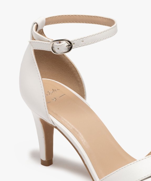 Sandales à talon haut et fin et brides croisées femme vue6 - VALENTINA BALDA - GEMO