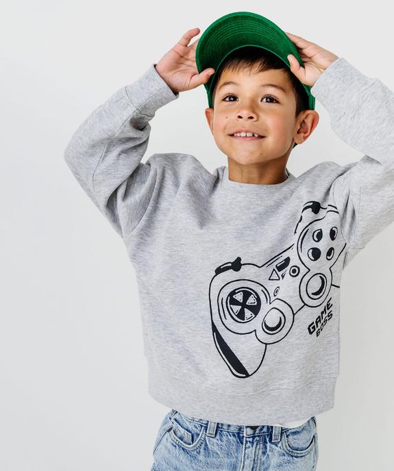 Sweat avec motif sur l’avant garçon vue1 - GEMO (ENFANT) - GEMO