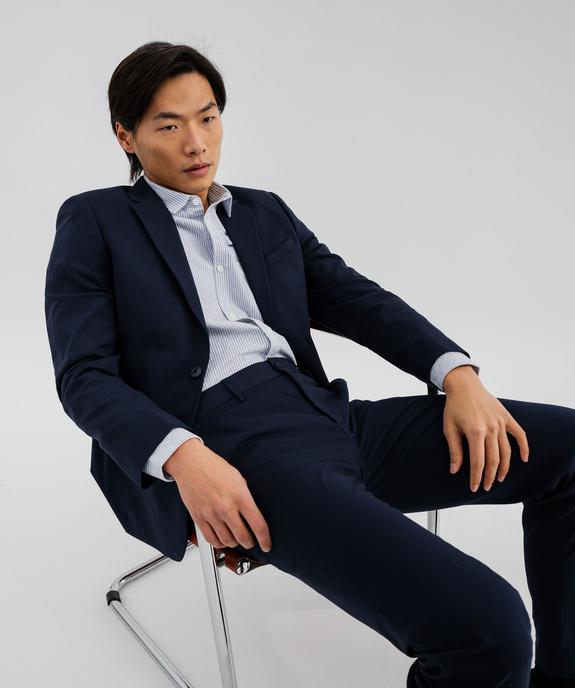 Veste de costume coupe droite en matière extensible homme vue2 - GEMO 4G HOMME - GEMO