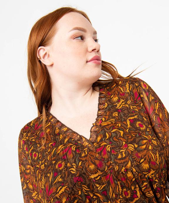 Robe en voile imprimé femme grande taille vue6 - GEMO (G TAILLE) - GEMO