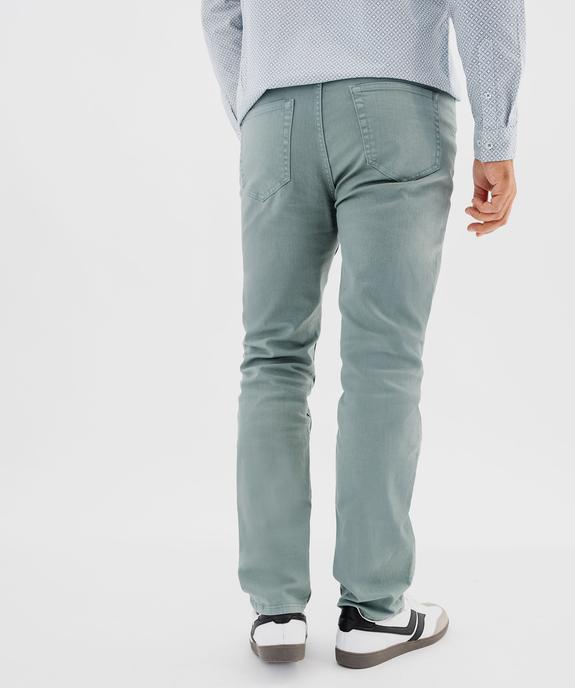 Jean Straight coloré homme vue3 - GEMO 4G HOMME - GEMO