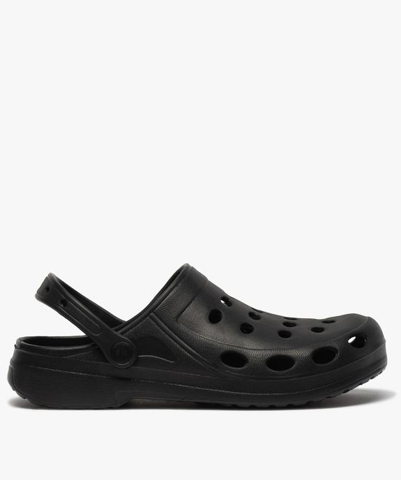Sabots homme unis souples avec perforations vue1 - GEMO (PLAGE) - GEMO