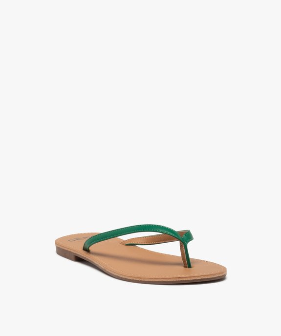 Tongs femme à petit talon plat et lanières fines - Valentina Baldano vue2 - VALENTINA BALDA - GEMO