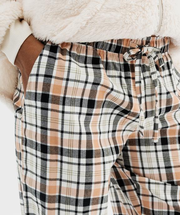 Bas de pyjama à carreaux femme vue2 - GEMO(HOMWR FEM) - GEMO